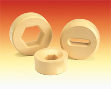 Ceramic extrusion dies