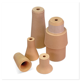 Powder Metal Atomization Nozzles — For processes ranging from free fall and water atomization to close-coupled VIGA gas atomization. Powder Metal Atomization Nozzles — For processes ranging from free fall and water atomization to close-coupled VIGA gas atomization.